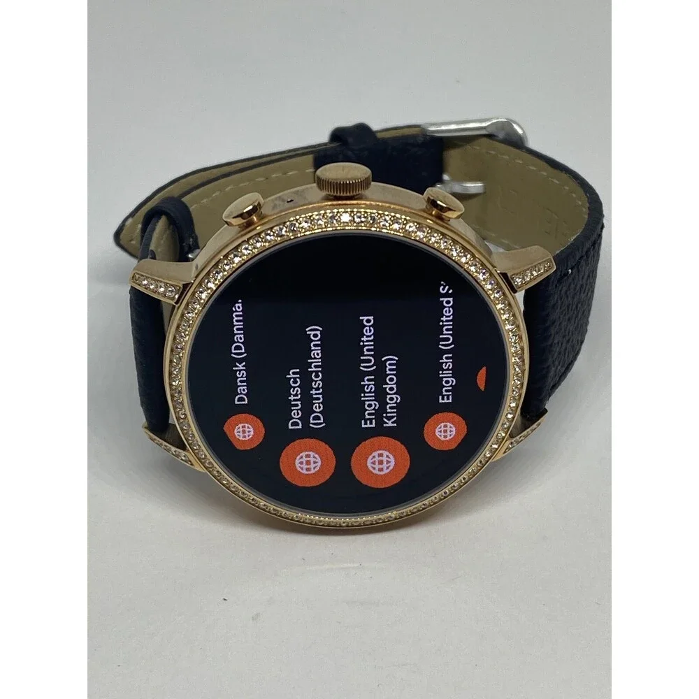 Fossil Gen 4 Authentic Digital Dial Smart Watch Custom Band FTW6015 AB522